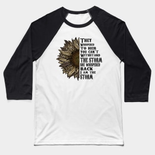 Leopard Sunflower Baseball T-Shirt